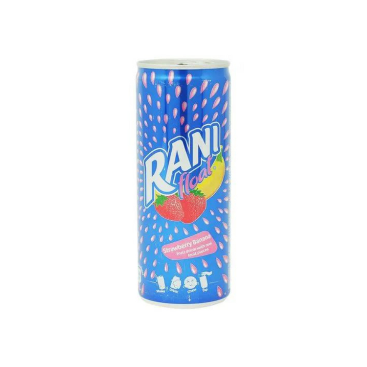 Rani Float With Real Fruit Pieces Juice Strawberry banana 24 x 240 ml