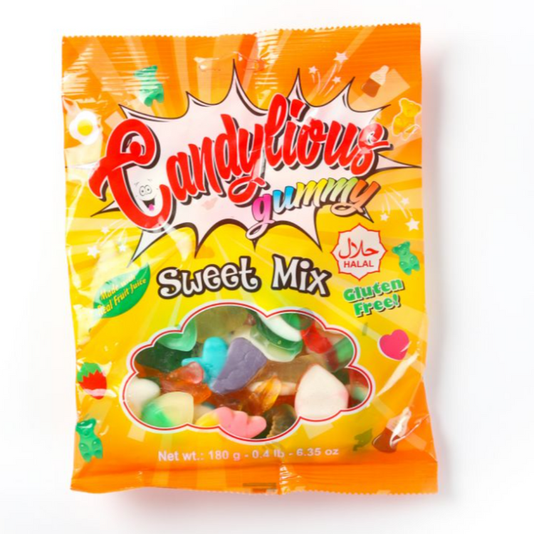 Candylious Gummy (Sweet Mix) 4x12x180 g Bag