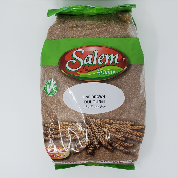 Salem Foods Brown Fine Bulgur #1 4x10 lb Bag