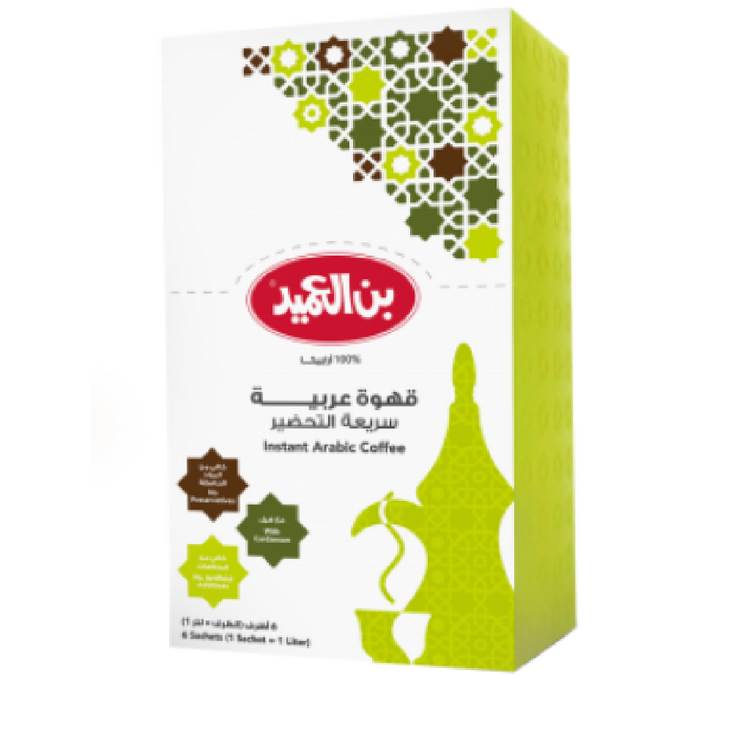 Al Ameed Instant Arabic Coffee / W Card 10X6X24 g Stickes