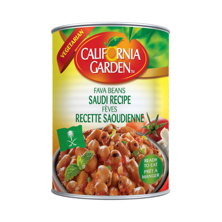 California Garden Fava Beans Saudi Recipe 24 x 450 gm Can