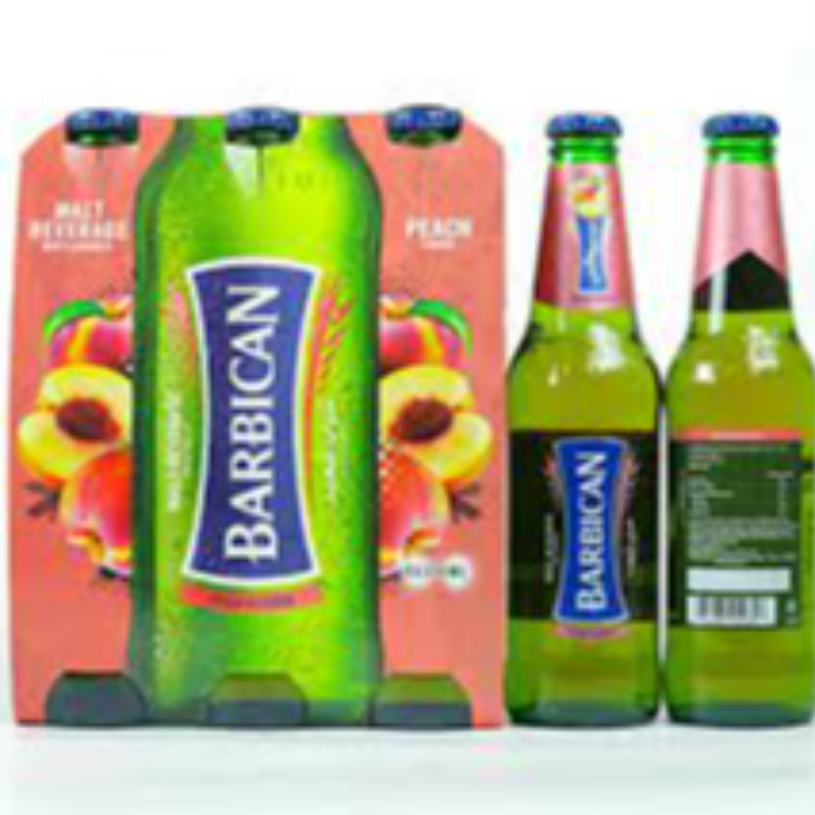 Barbican Peach 4x6x330 ML Btl