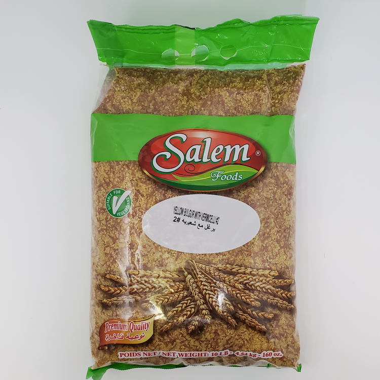 Salem Foods Medium Bulgur with Vermicelli #2 (4x10 lb) Bag