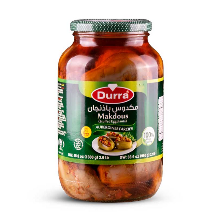 Durra Stuffed Eggplants(Makdous) 6x1250 g Jar
