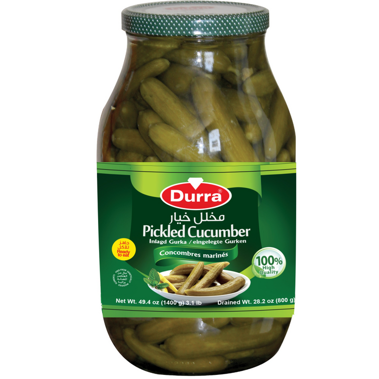 Durra Pickled Baby Cucumbers 6x1300 g Jar