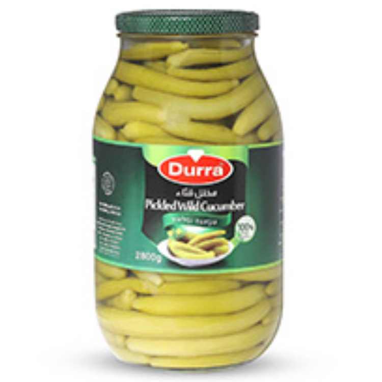 Durra Pickled Wild Cucumbers 4x2800 g Jar