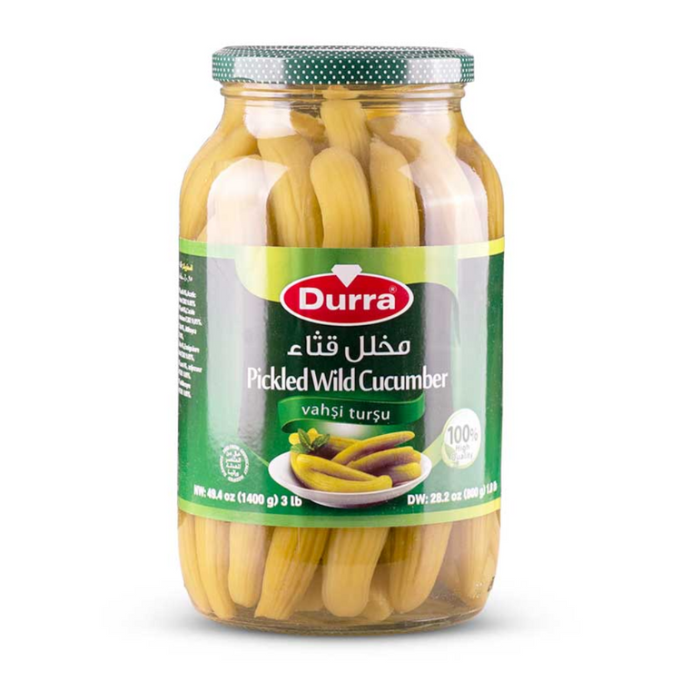 Durra Pickled Wild Cucumbers 6x1400 g Jar