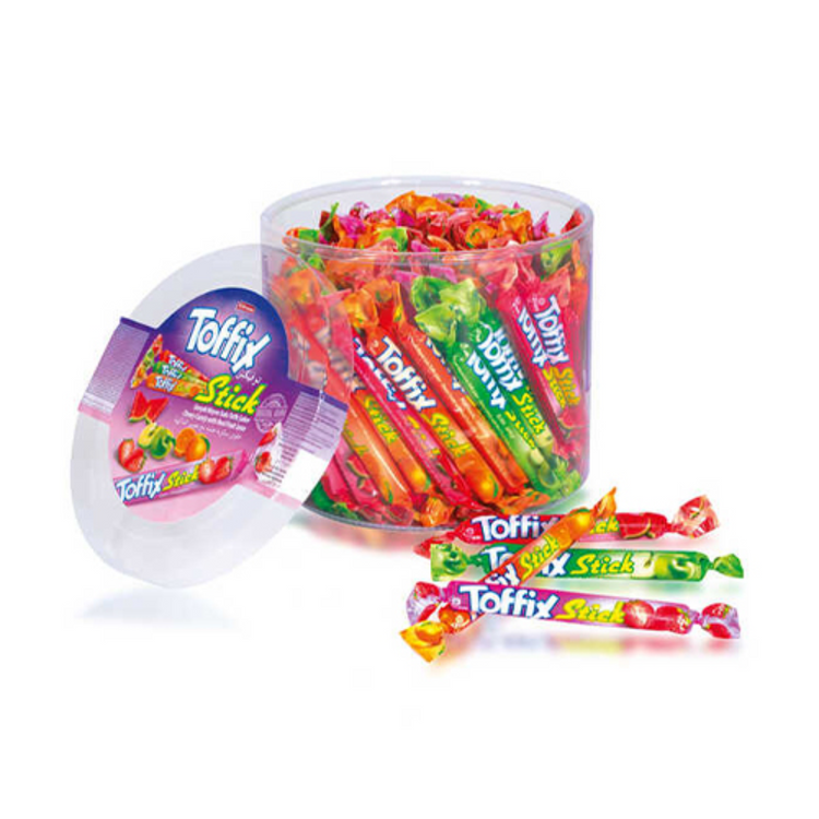 Toffix Soft Candy (Assorted Stics) 8 X 800g PVC