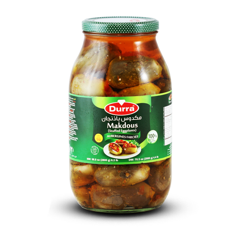 Durra Stuffed Eggplants(makdous) 4x2800 g Jar
