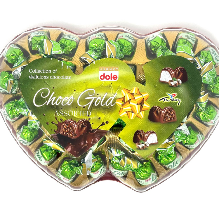 Hurmet dole Choco Gold Assorted (Twin Heart) 8 X 560g