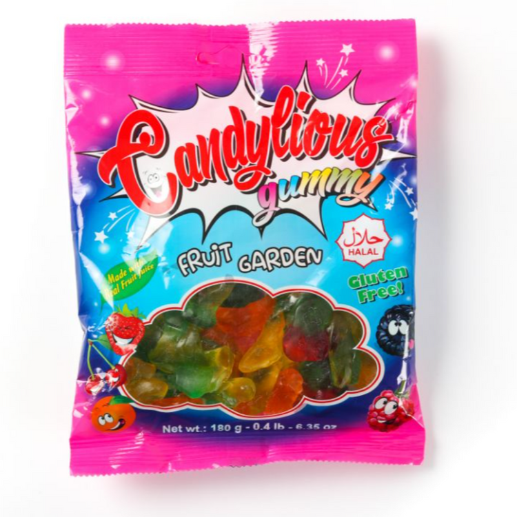 Candylious Gummy (Fruit Garden) 4x12x180 g Bag