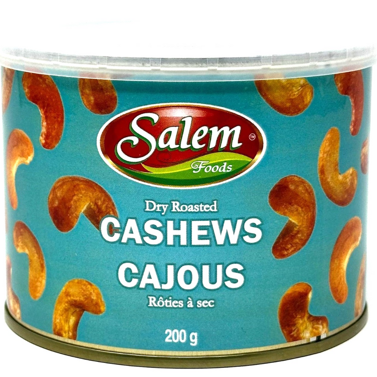 Salem Dry Roasted Cashews 12 x 200 G
