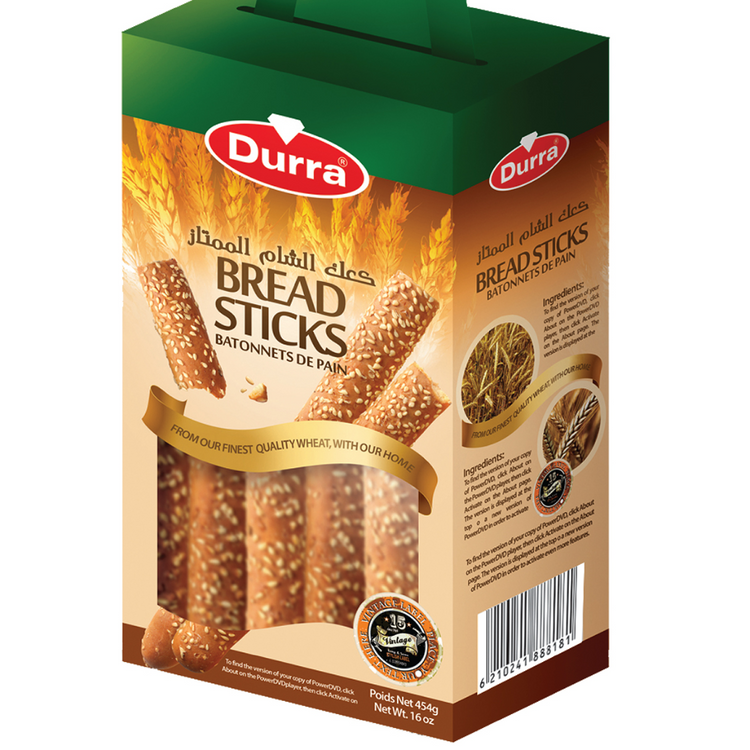 Durra Bread Stick with Sesame 12x454 g Box
