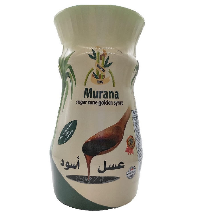 Murana Sugar Cane Golden Syrup ( Assal Aswad) 12x700 g Jar