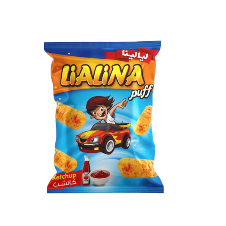 Lialina Ketchup Chips 20x70 g Bag