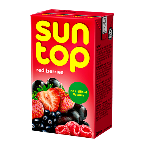 SunTop Red Fruits  200ml x 24