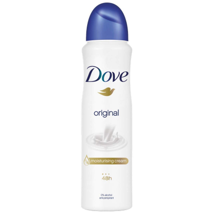 Dove Original Aerosol AntiPerspirant Deodorant 150ml