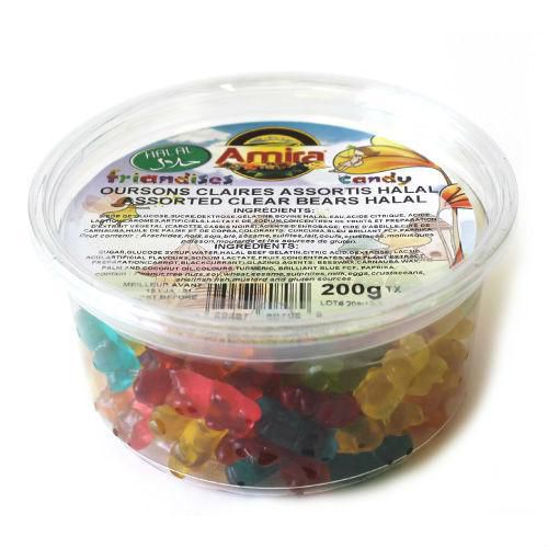 Amira assorted clear bears halal
