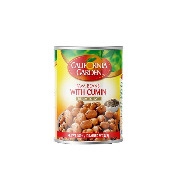 California Garden Fava Beans with Cumin 454g X 24