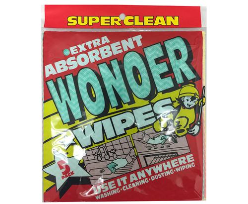 Super clean extra absorbent wonder wipes