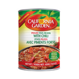 California Garden Fava Beans  Peeled Spicy 24 x 450 gm Can