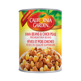 California Garden Fava Beans and Chick peas mix 24x454 g Can