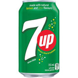 Imperfect 7UP Soft Drink, 355 mL Cans