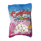 Candylicious marshmallow pink & white  250g X 24 bags