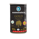 Marmara Black Olives XL 201-230 Gold -Az Tuzlu 800g X6 Tin